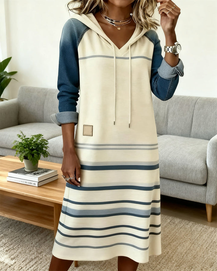 Lirielle – Striped Hooded Dress