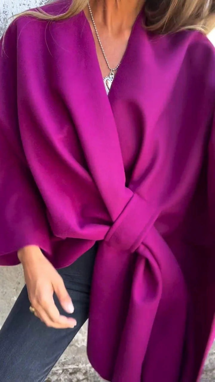 Revara™ - V-Neck Cape Style Jacket