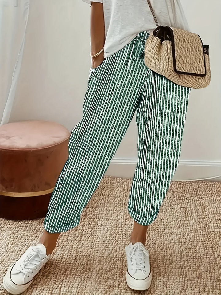 Valentina™ - Striped Wide-Leg Pants