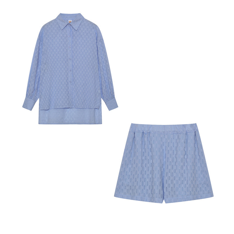 Alessia™ - Breezy Shirt And Shorts Set
