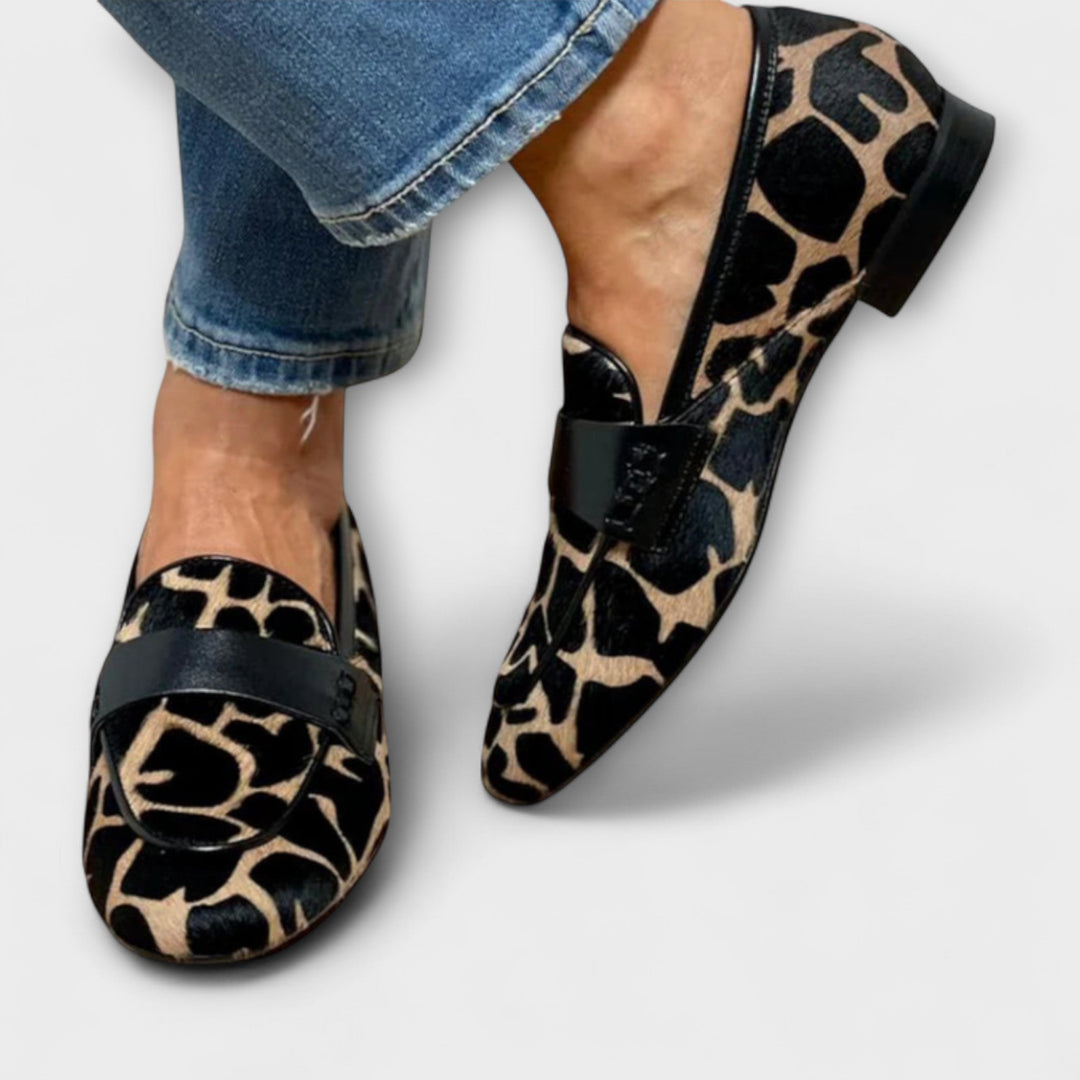 Anna & Rose | Annabel | Leopard Elegance Slippers