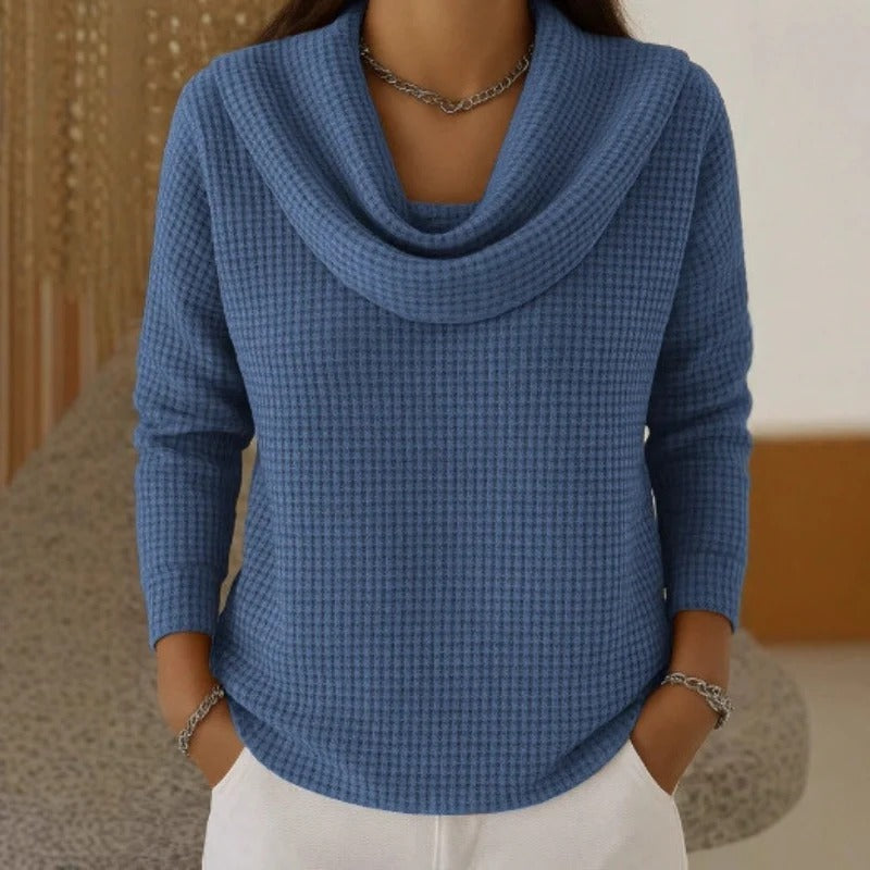 Calira - Warm Waffle Knit Sweater