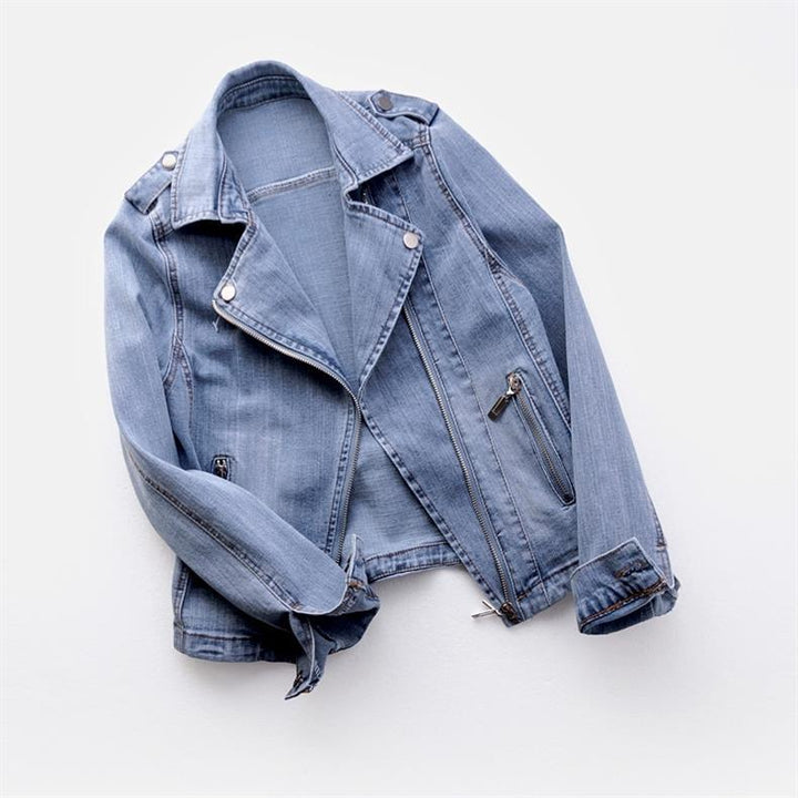 Denara - Denim Zip Jacket