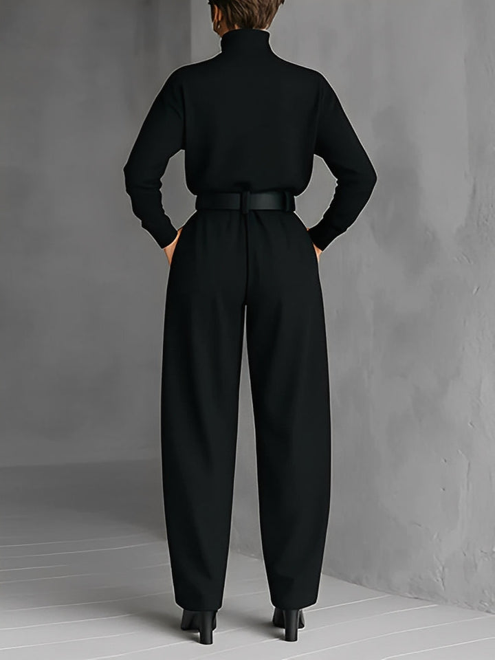 Alessia™ | Elegant Turtleneck Jumpsuit