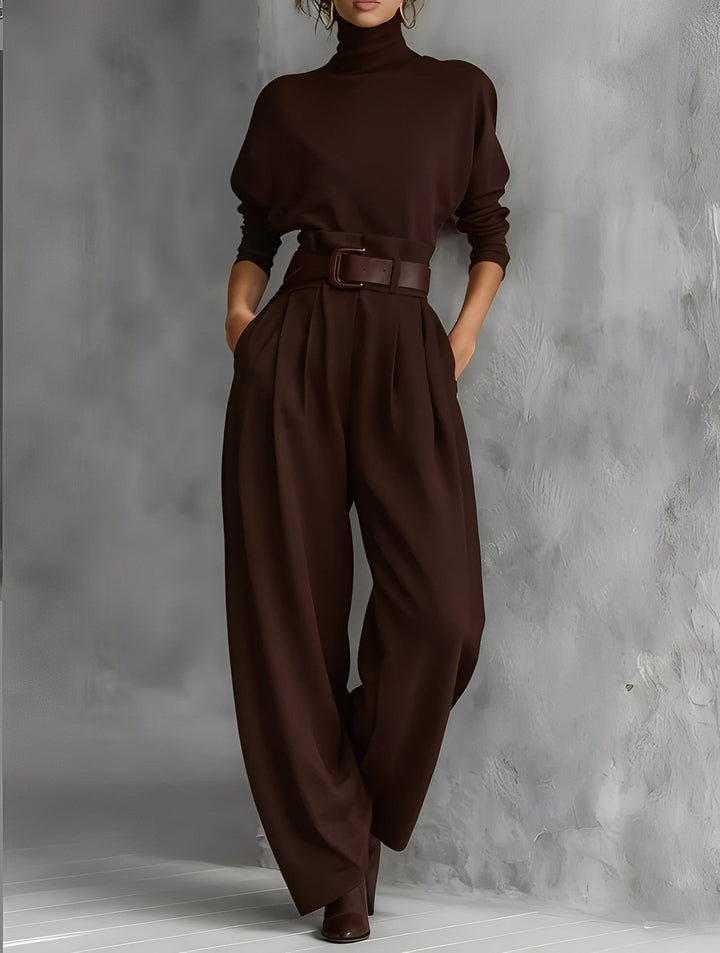 Alessia™ | Elegant Turtleneck Jumpsuit
