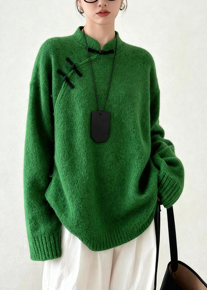 Soraya - Buttoned Winter Collar Sweater