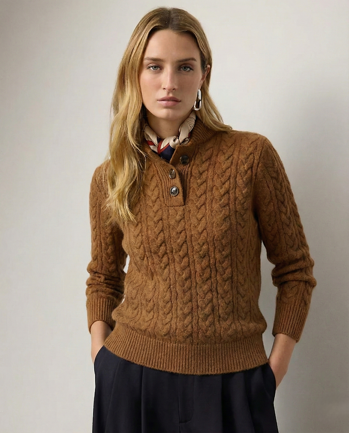 Arvella - Button Front Sweater