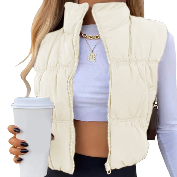 Caralyn™ - Zip-Up Stand Collar Puffer Vest