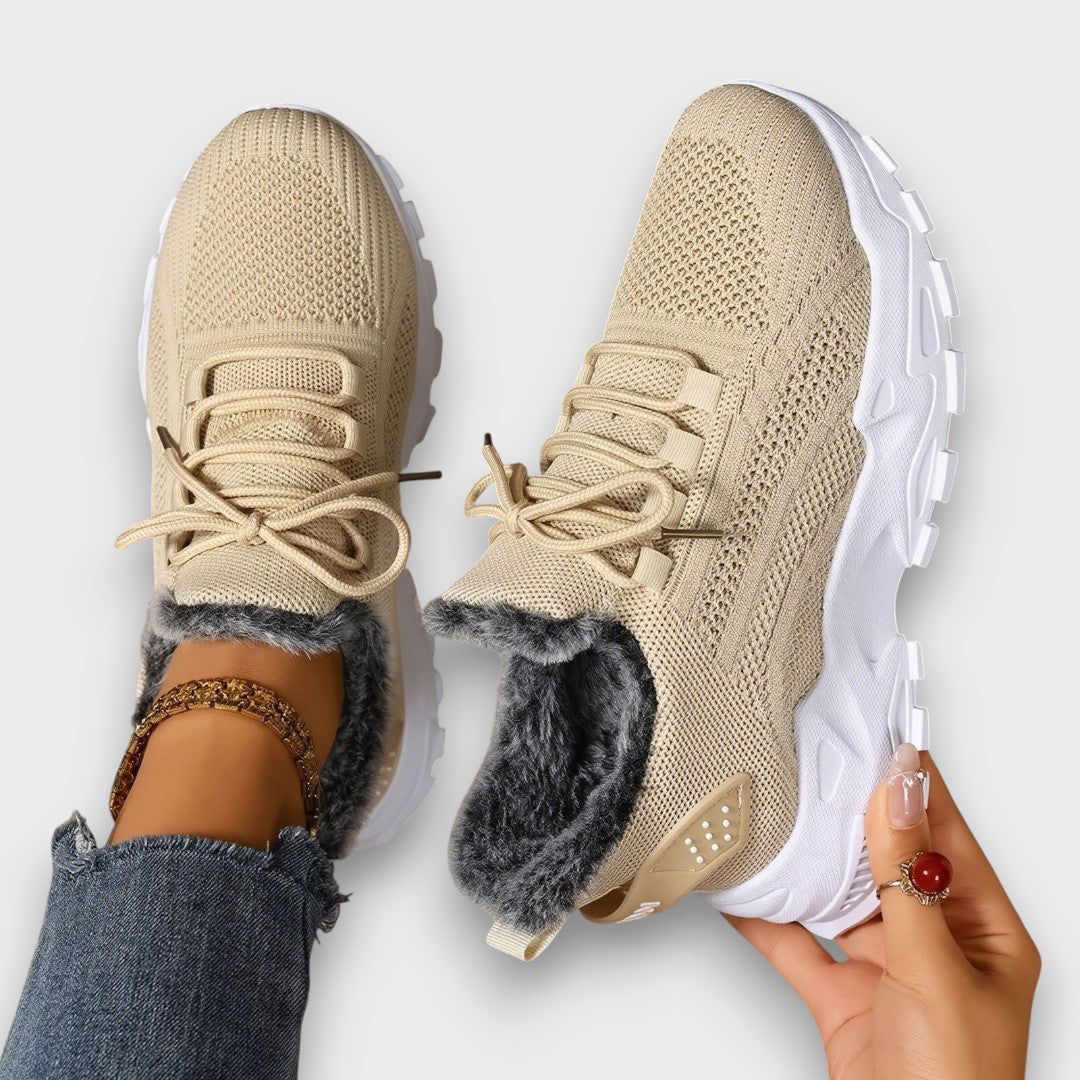 Livia™ | Lace-Up Winter Sneakers
