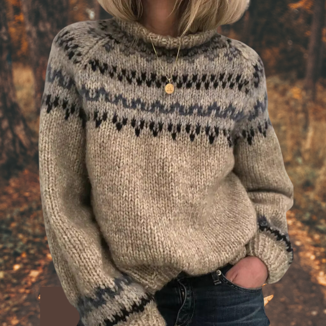 Anna & Rose | Ardeline™ | Women's Nordic Knit Sweater