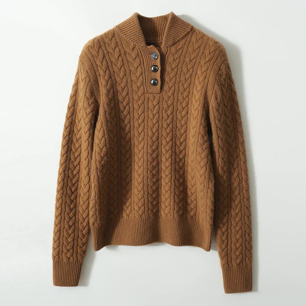 Anna & Rose | Marcelline™ | Cable Button Sweater