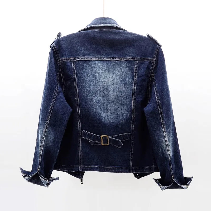 Denara - Denim Zip Jacket