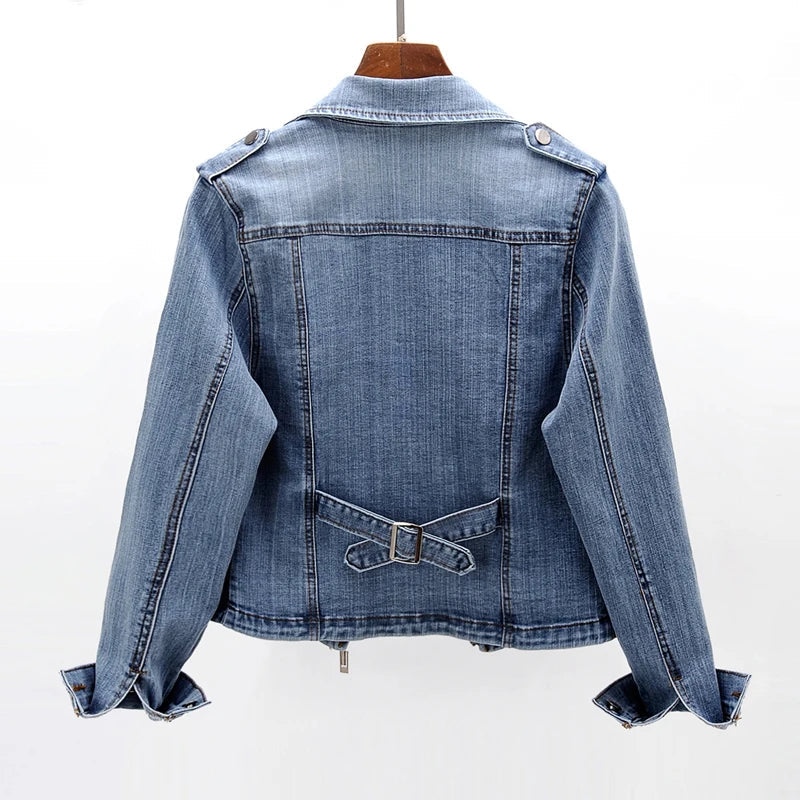 Denara - Denim Zip Jacket