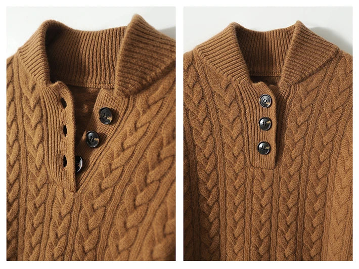 Anna & Rose | Marcelline™ | Cable Button Sweater