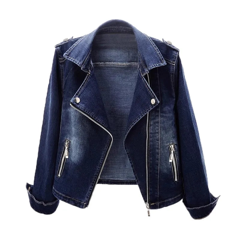Denara - Denim Zip Jacket