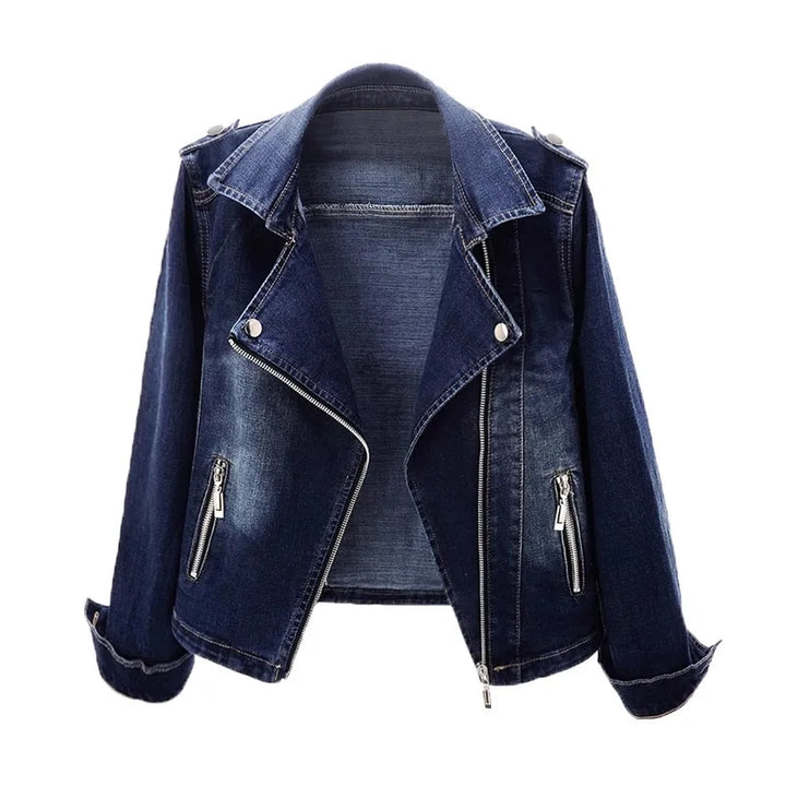Denara - Denim Zip Jacket