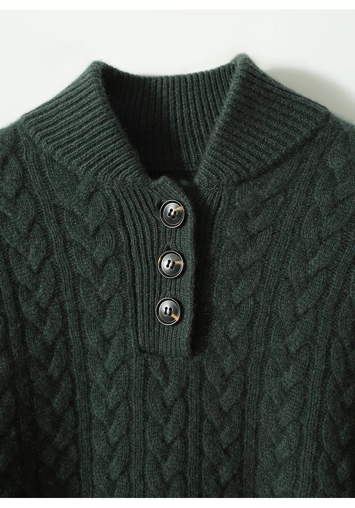Arvella - Button Front Sweater