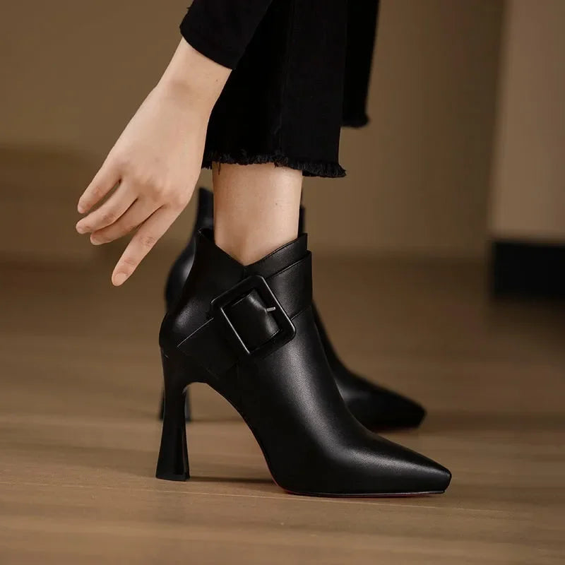 Ardelle - Buckle Ankle Boots