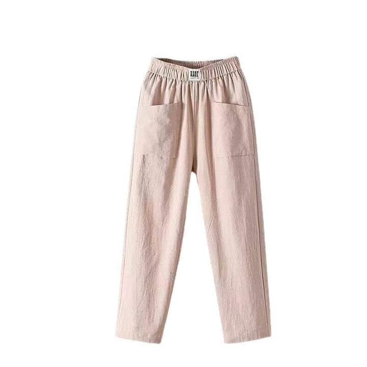 Adelina - Classic Linen-Style Straight Pants