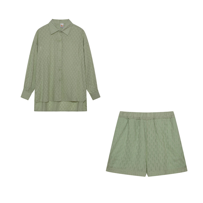 Alessia™ - Breezy Shirt And Shorts Set