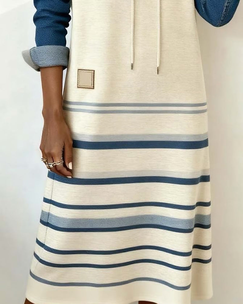 Lirielle – Striped Hooded Dress