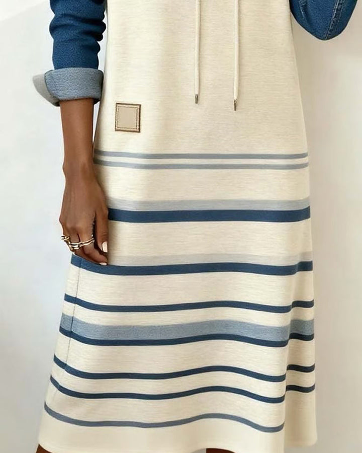 Lirielle – Striped Hooded Dress