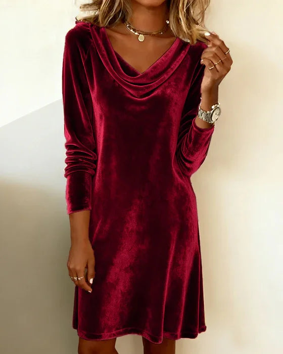 Anna & Rose | Fioralyn™ | Loose Fitting Velvet Dress