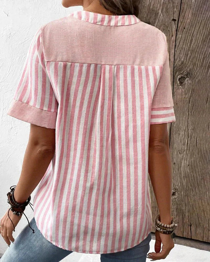 Mirelle - Soft Striped Blouse