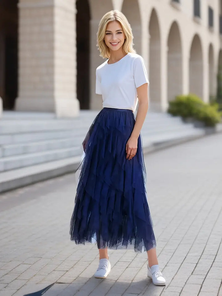 Elara™ - Stylish Mesh Layered Tutu Skirt