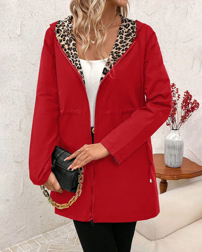 Anna & Rose | Clarien™ | Everyday Reversible Animal Print Coat
