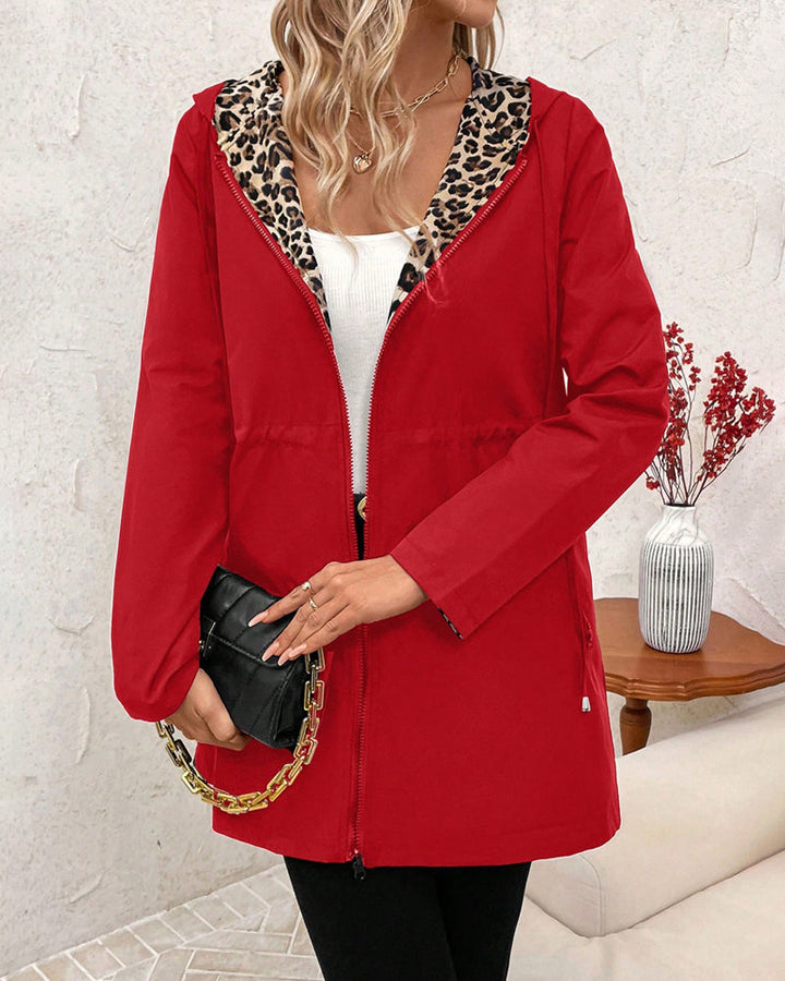 Anna & Rose | Clarien™ | Everyday Reversible Animal Print Coat