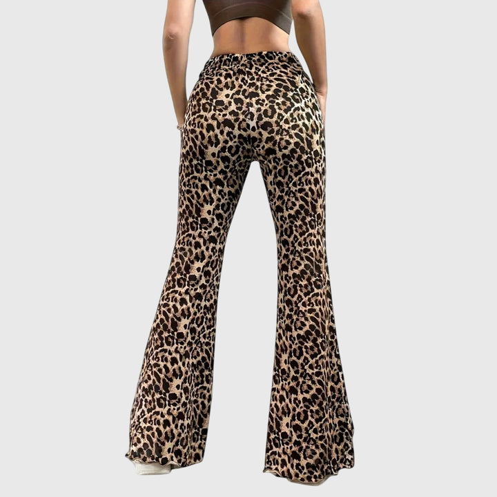 Anna & Rose | Noelle™ | Leopard Bootcut Trousers