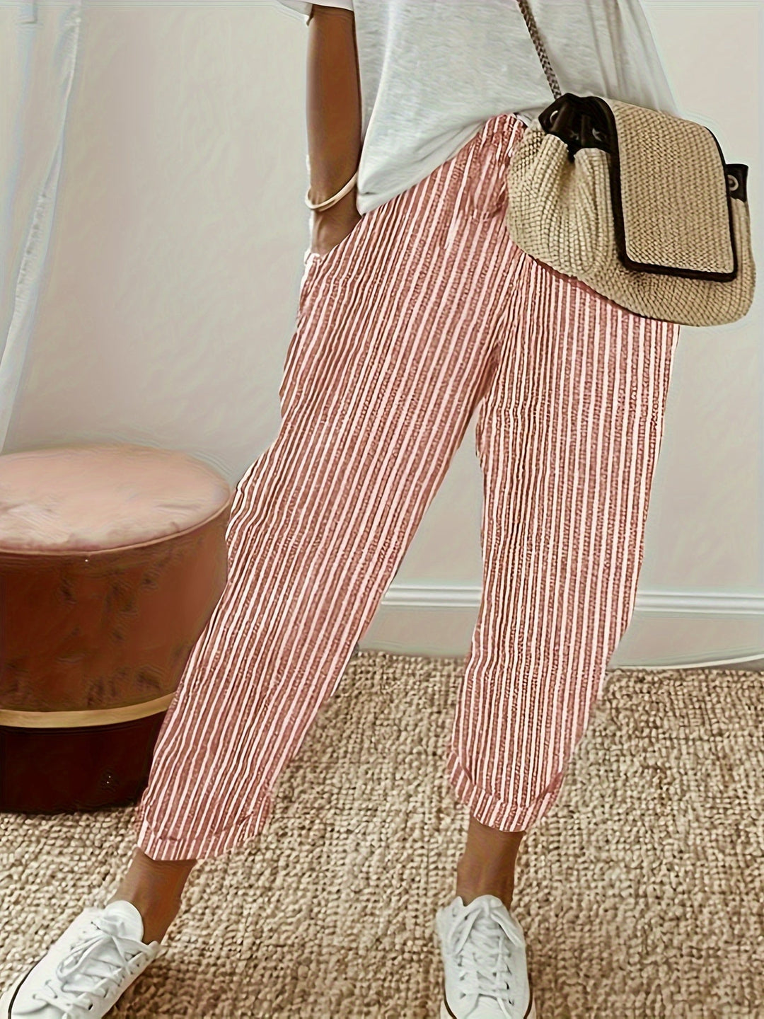 Valentina™ - Striped Wide-Leg Pants