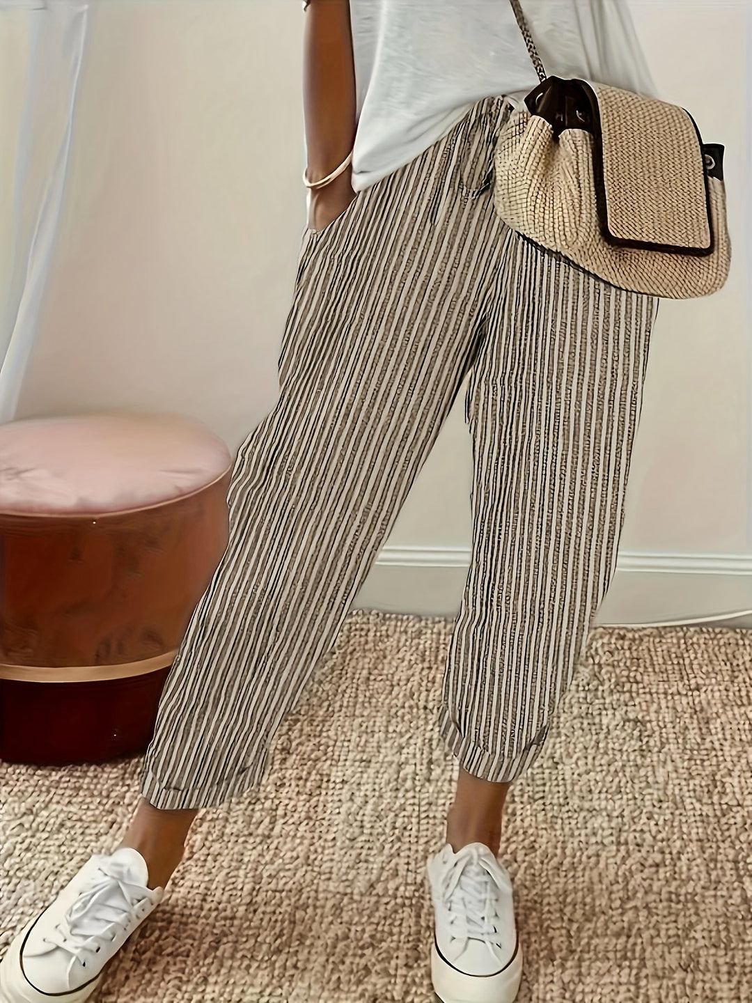 Valentina™ - Striped Wide-Leg Pants