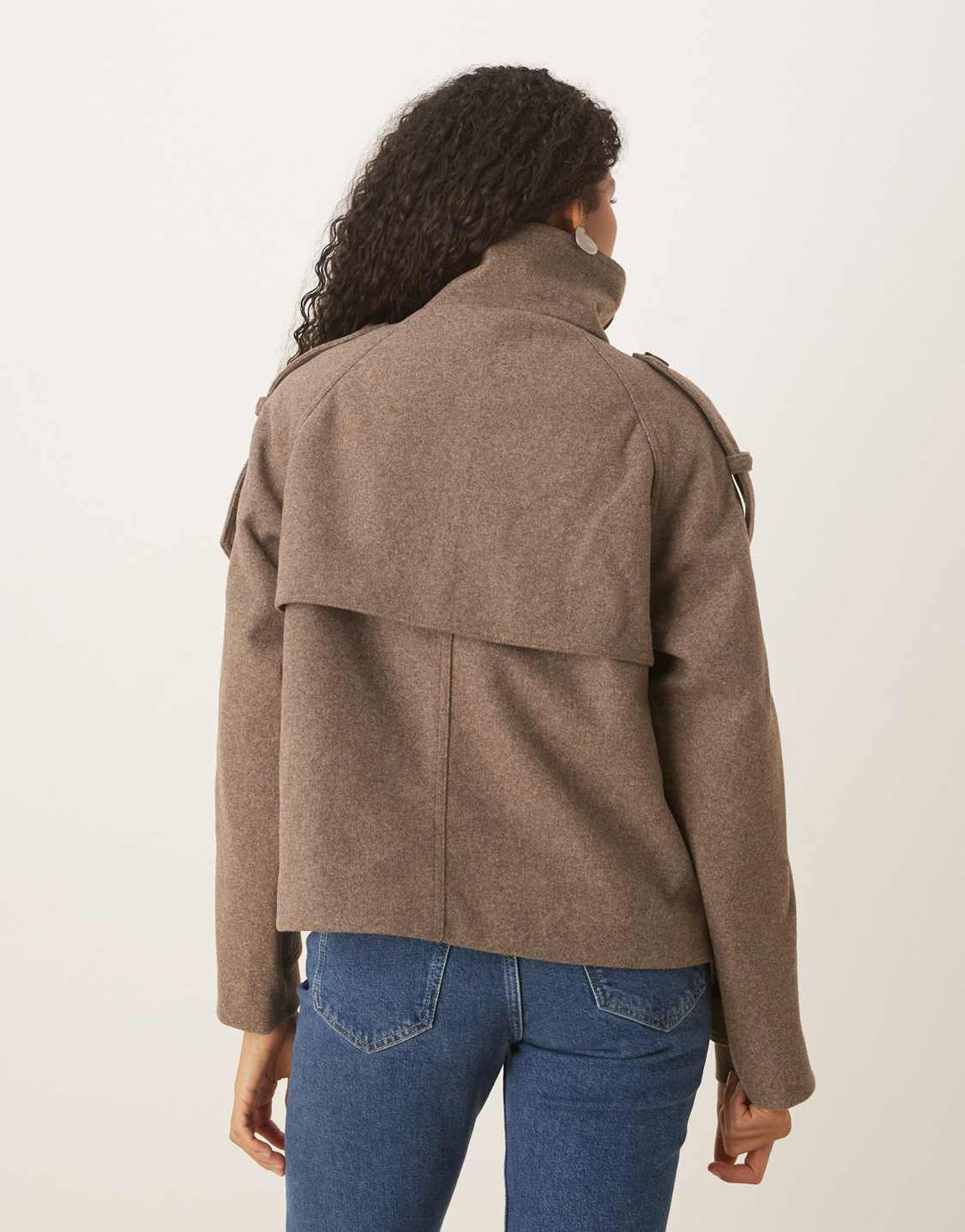 Simara™ - Cropped Lightweight Trench Jacket
