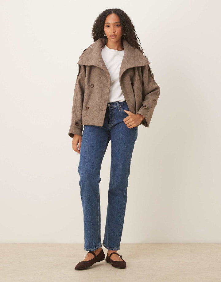 Simara™ - Cropped Lightweight Trench Jacket