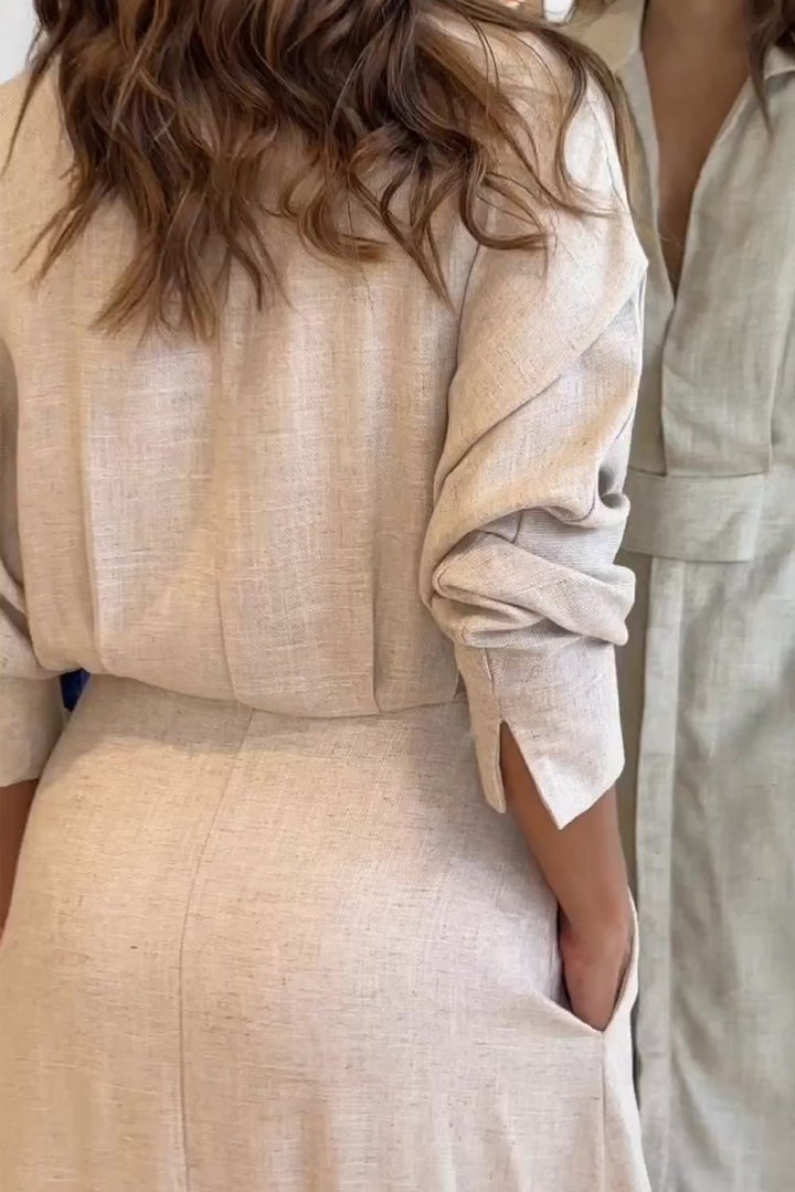 Anna & Rose | Jeanette™ | V-Neck Maxi Dress