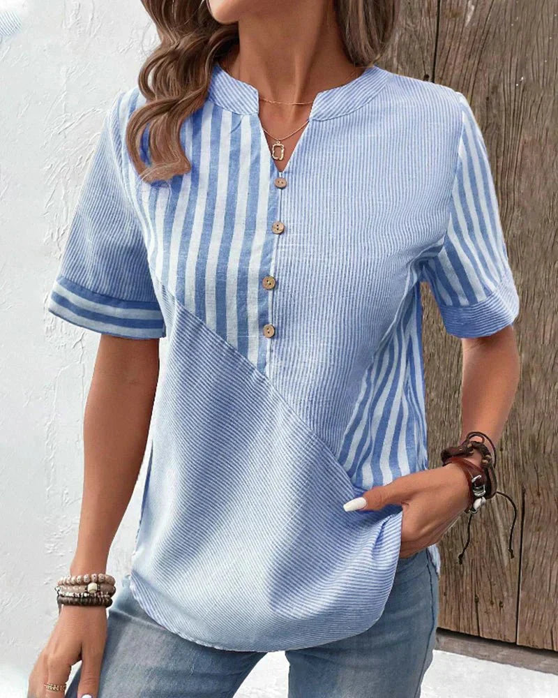 Mirelle - Soft Striped Blouse