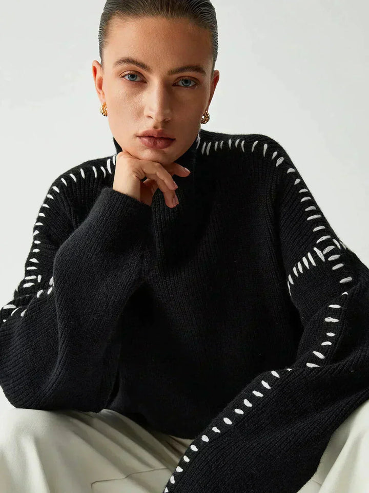 Peonelle™ - Plush Oversized Knit Sweater