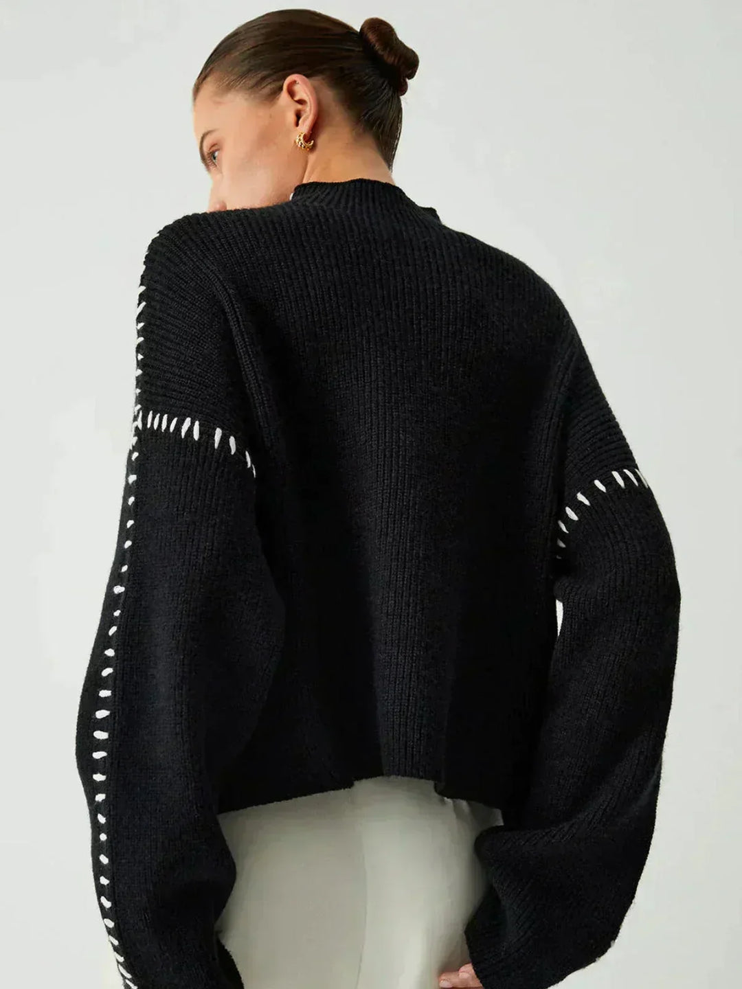 Peonelle™ - Plush Oversized Knit Sweater