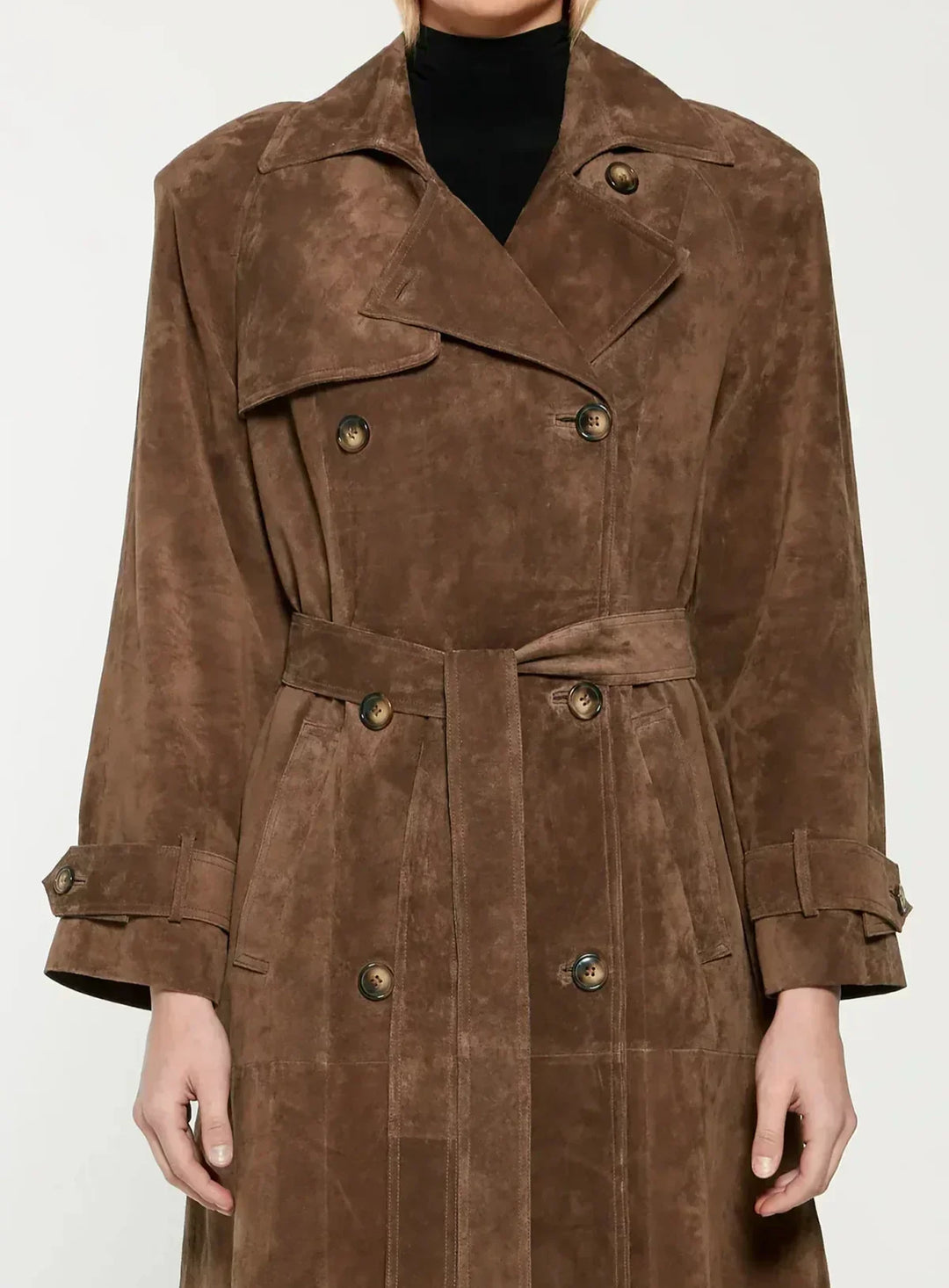 Larelle™ - Classic Suede Style Long Coat