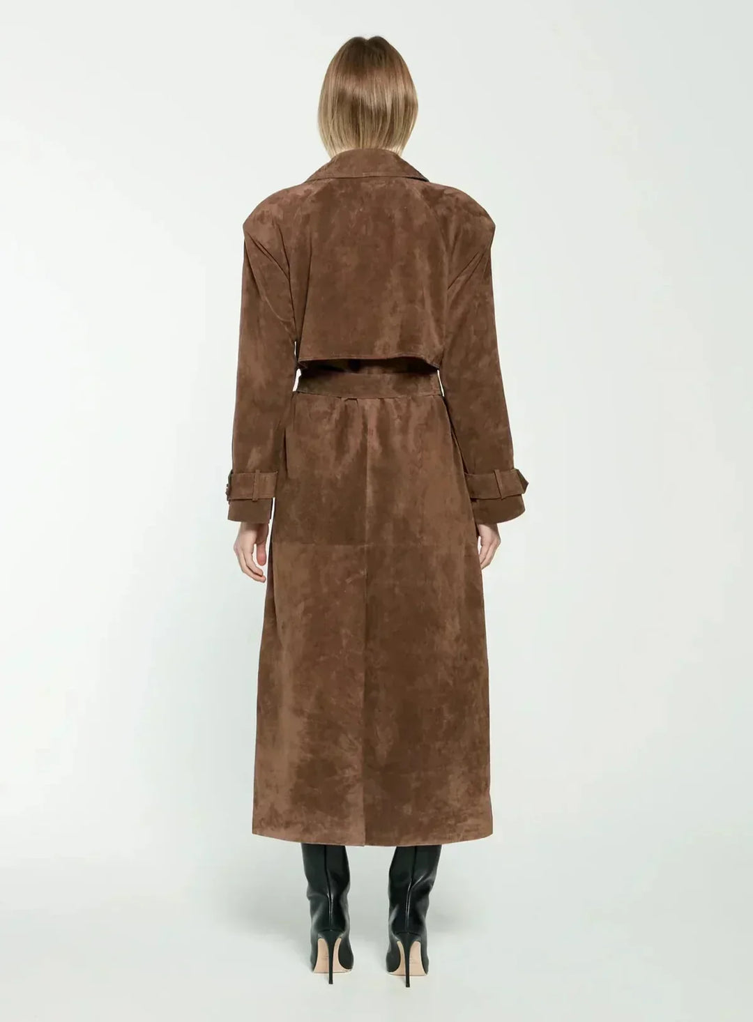 Larelle™ - Classic Suede Style Long Coat