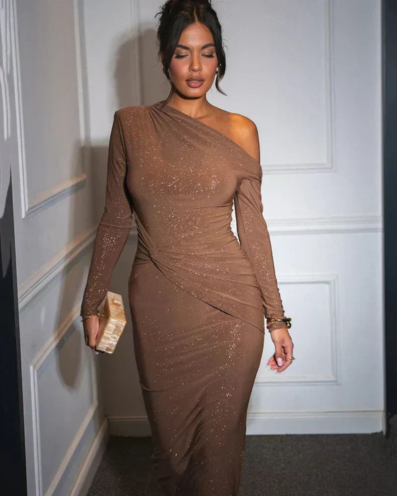 Elowra - Shimmer Maxi Dress