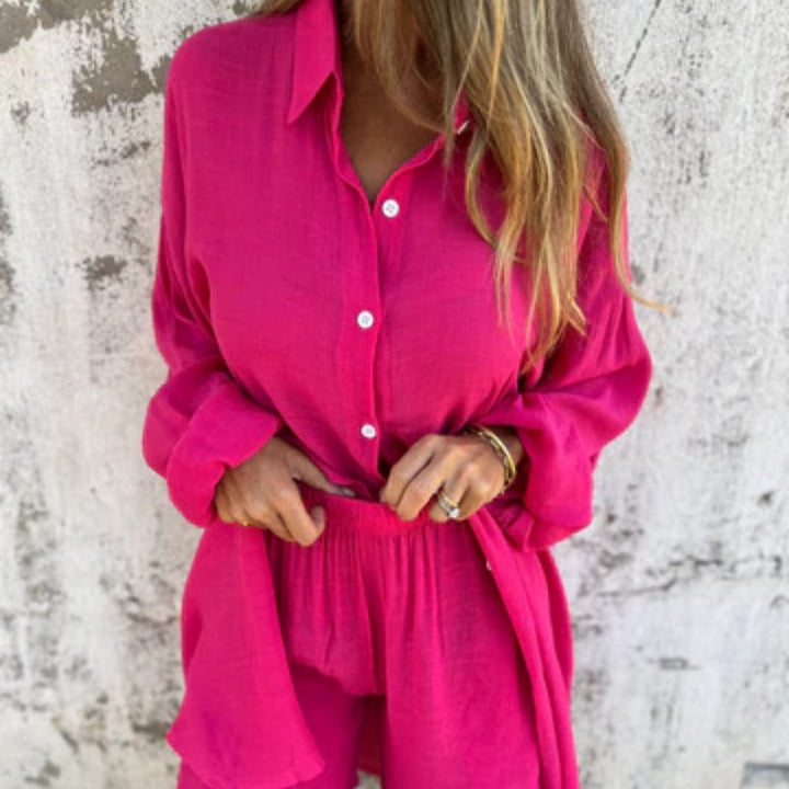 Noelle™ - Relaxed Polo Set