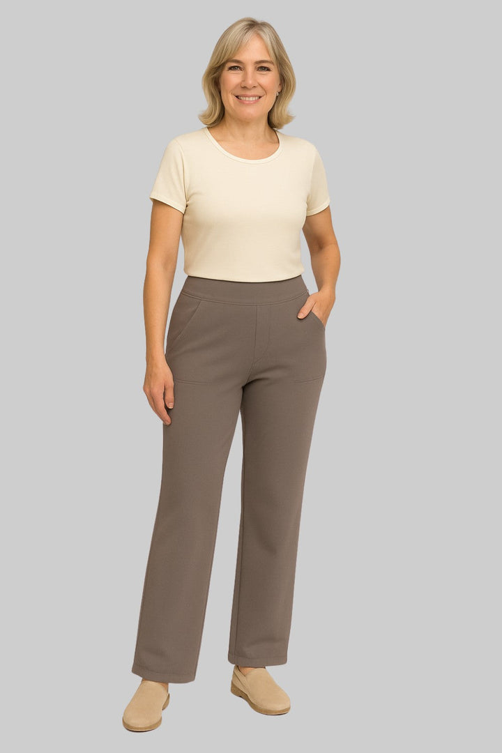 Karelle - Stretch Comfort Everyday Pants